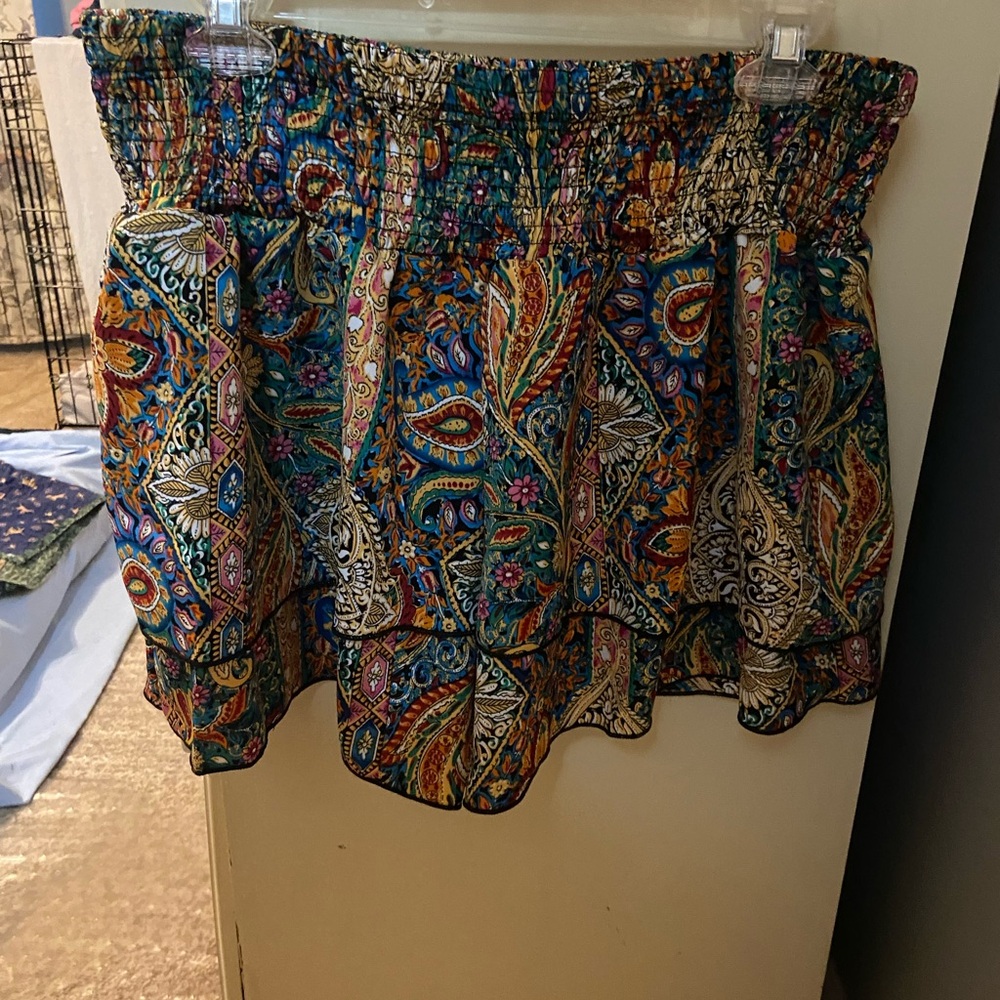 Colorful Paisley Skort